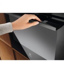 Electrolux Духова шафа Electrolux електрична, 72л, A+, пара, дисплей, конвекція, телескопічні напрямні, чорний