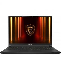 MSI Ноутбук MSI Stealth A16 AI+ A3XWIG-068UA 16" QHD+, AMD AI 9 HX 370, 32GB, F1TB, NVD5080-16, W11, чорний