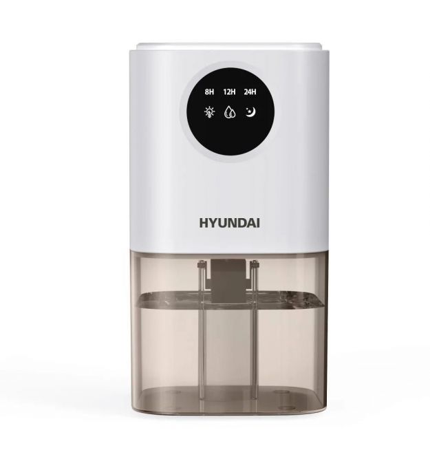 Hyundai Осушушитель воздуха безкомпресорний HDSH003UA 350мл.сутки, 25м.кв, 22,5Вт, дисплей, ел.упр-ие, таймер, авто выкл., белый