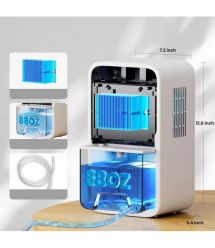 Hyundai Осушитель воздуха безкомпресорний HDSH001UA 350мл.сутки, 25м.кв, 40Вт, дисплей, ел.упр-ие, таймер, авто выкл., белый