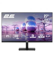 2E Монитор 27" H2724B D-Sub, HDMI, DP, IPS, 2560x1440, 100Hz, FreeSync