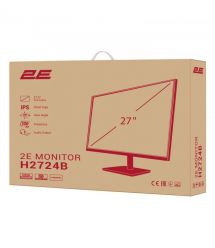 2E Монитор 27" H2724B D-Sub, HDMI, DP, IPS, 2560x1440, 100Hz, FreeSync