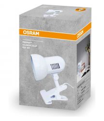 Osram OSRAM Panan CLASSIC CLIP E27 table lamp, white