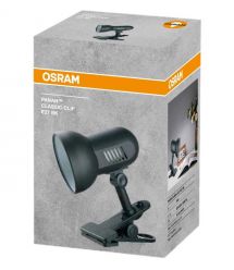 Osram OSRAM Panan CLASSIC CLIP E27 table lamp, black