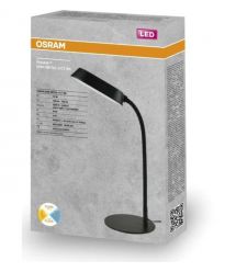Osram OSRAM Panan DISK METAL 10W 3000K 4000K 6500K table lamp with dimmer, black