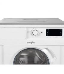 Whirlpool Стирально-сушильная машина встраиваемая фронтальная, 7(5)кг, 1400, A+++, 60см, дисплей, пар, инвертор, белый