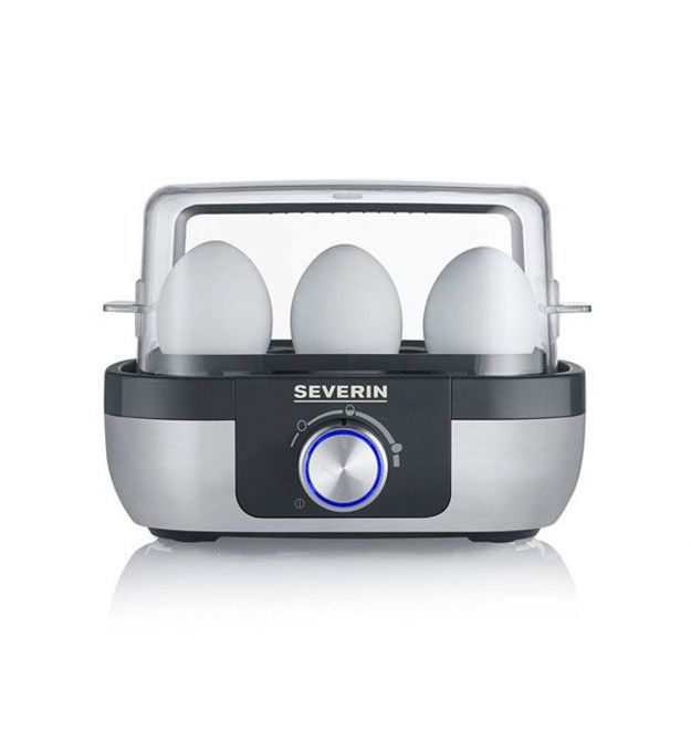 Beurer Яйцеварка Severin 420Вт, механічне керування, на 6 яєць, звуков., сигнал, пластик, сіро-чорний