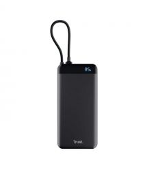 Trust Акумулятор портативний літій-іонний power bank Trust Fiera, 20000мА·год, 2хUSB-C, 20W, PD/QC 3.0, чорний