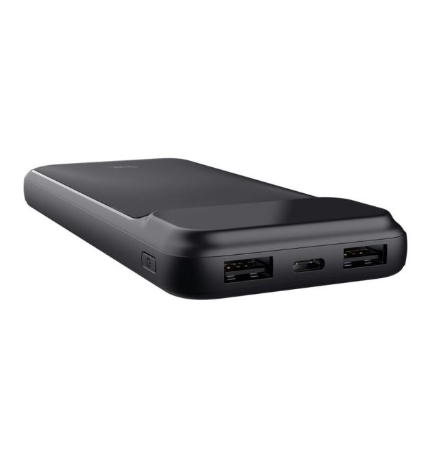 Trust Акумулятор портативний літій-іонний power bank Trust Avala, 10000мА·год, 2хUSB-A/USB-C, 20W, PD/QC 3.0, чорний