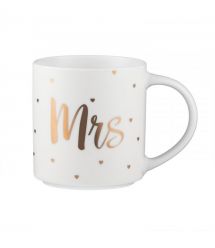 ARDESTO Чашка Mrs, 280мл, фарфор, белый