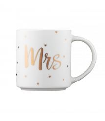 ARDESTO Чашка Mrs, 280мл, фарфор, белый