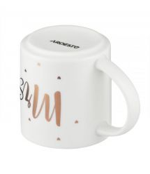 ARDESTO Чашка Mrs, 280мл, фарфор, белый