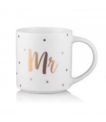 ARDESTO Чашка Mr, 280мл, фарфор, белый