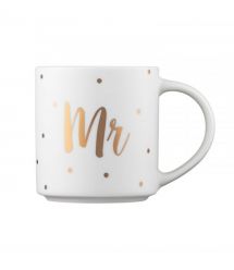 ARDESTO Чашка Mr, 280мл, фарфор, белый