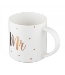 ARDESTO Чашка Mr, 280мл, фарфор, белый