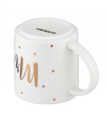 ARDESTO Чашка Mr, 280мл, фарфор, белый