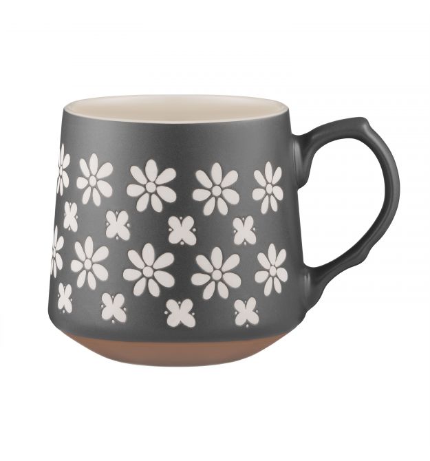 ARDESTO Чашка Ilda, 500мл, керамика, серый