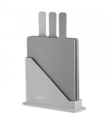 ARDESTO Набір дошок кухонних на підставці Ardesto Fresh, 3шт, 24.1х33х7.9см, пластик