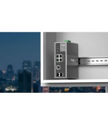 TP-Link Промышленный коммутатор IES206GPP 4xGE (PoE), 120W, 1xGE/SFP, 1xSFP WebSmart