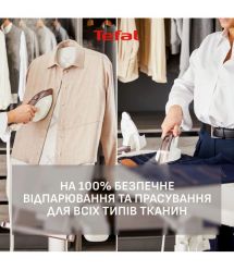 Tefal Tefal ironing Solutions IXEO Vision, 2200W, 1200ml, steam boost -200g, vert. steaming, ceramic soleplate, white