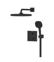 Grohe Grohe QuickFix Precision concealed shower system with Vitalio Comfort 250, matt black