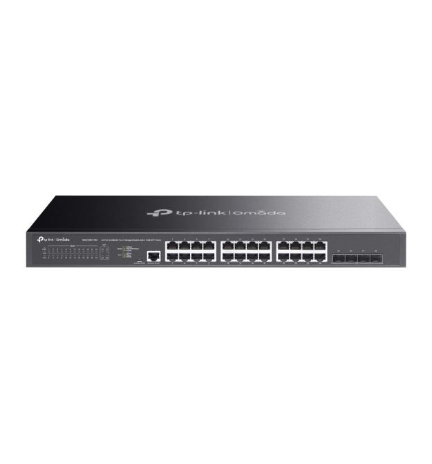 TP-Link Коммутатор SG3428X-M2 24x2.5GE, 4xSFP+, Керований L2