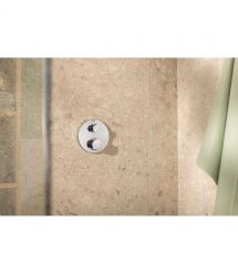 Grohe Grohe QuickFix Precision concealed shower system with Vitalio Rain Mono 310 Cube, chrome