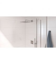Grohe Grohe QuickFix Precision concealed shower system with Vitalio Rain Mono 310 Cube, chrome