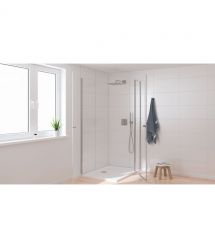 Grohe Grohe QuickFix Precision concealed shower system with Vitalio Rain Mono 310 Cube, chrome