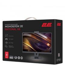 2E Комп'ютер персональний моноблок 2E Rational K6 23.8" FHD IPS Intel i3-12100, 16Gb, F480GB, UMA, H