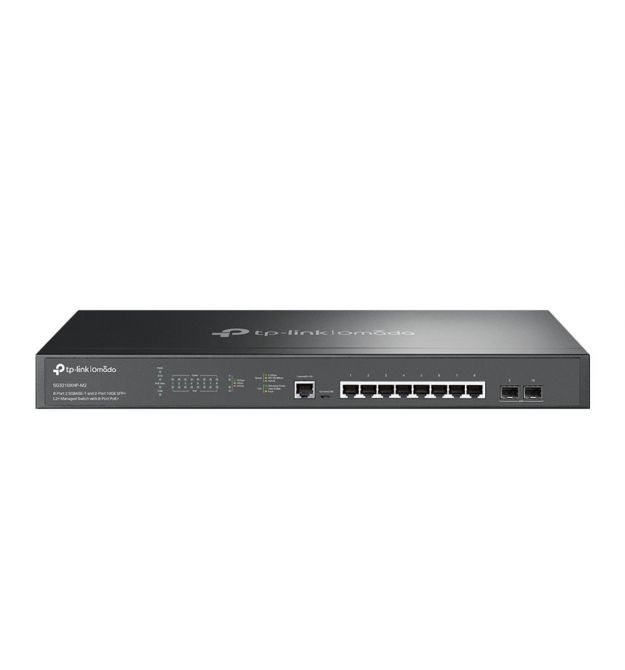 TP-Link Коммутатор SG3210XHP-M2 8x2.5GE (8xPoE), 2x10GE SFP+, 240Вт, Керований L2