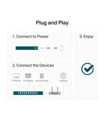 TP-Link Коммутатор LS1016G 16xGE, Неуправляемый