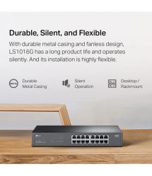 TP-Link Коммутатор LS1016G 16xGE, Неуправляемый