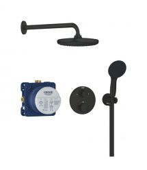 Grohe Grohe QuickFix Precision concealed shower system with Vitalio Start 250, matt black