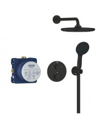 Grohe Grohe QuickFix Precision concealed shower system with Vitalio Start 250, matt black