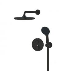 Grohe Grohe QuickFix Precision concealed shower system with Vitalio Start 250, matt black