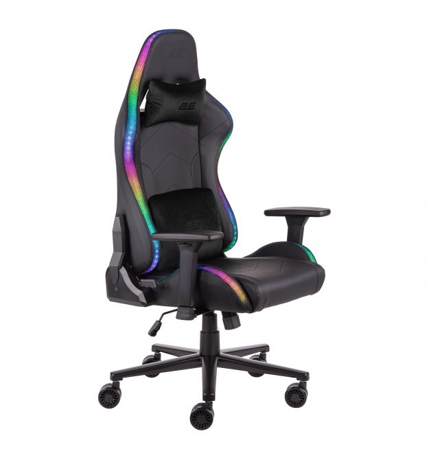 2E Gaming Кресло OGAMA II RGB, ПУ кожа, 3D-Armrests, чёрный