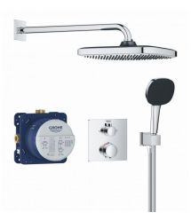 Grohe Grohe QuickFix Precision concealed shower system with Vitalio Comfort 250, chrome