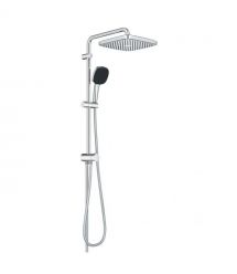 Grohe Grohe QuickFix Vitalio Comfort 250 Flex shower system with shower diverter, overhead shower, shower head, mounting - on a