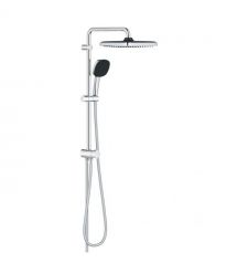 Grohe Grohe QuickFix Vitalio Comfort 250 Flex shower system with shower diverter, overhead shower, shower head, mounting - on a