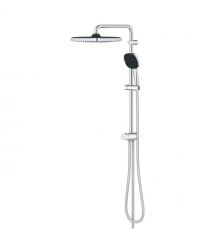 Grohe Grohe QuickFix Vitalio Comfort 250 Flex shower system with shower diverter, overhead shower, shower head, mounting - on a