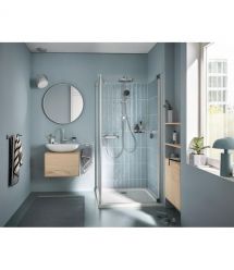 Grohe Grohe QuickFix Vitalio Comfort 250 Flex shower system with shower diverter, overhead shower, shower head, mounting - on a