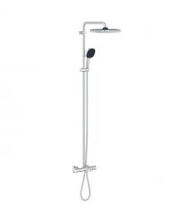 Grohe Grohe QuickFix Vitalio Comfort 250 shower system with thermostatic bath mixer, spout length - 169mm, overhead shower, show