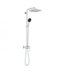 Grohe Grohe QuickFix Vitalio Comfort 250 shower system with single-lever shower mixer, overhead shower, shower head, mounting -