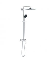 Grohe Grohe QuickFix Vitalio Comfort 250 shower system with single-lever shower mixer, overhead shower, shower head, mounting -