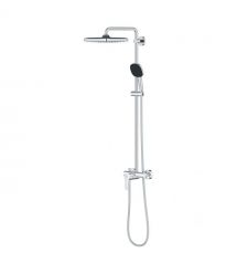 Grohe Grohe QuickFix Vitalio Comfort 250 shower system with single-lever shower mixer, overhead shower, shower head, mounting -