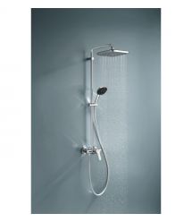 Grohe Grohe QuickFix Vitalio Comfort 250 shower system with single-lever shower mixer, overhead shower, shower head, mounting -