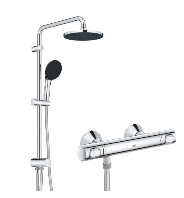 Grohe Shower set with thermostat Grohe QuickFix Precision Flow&Vitalio Start System 200