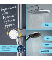 Grohe Shower set with thermostat Grohe QuickFix Precision Flow&Vitalio Start System 200