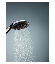 Grohe Grohe Vitalio Start System 250 shower system with single-lever shower mixer, overhead shower, shower head, mounting - on a